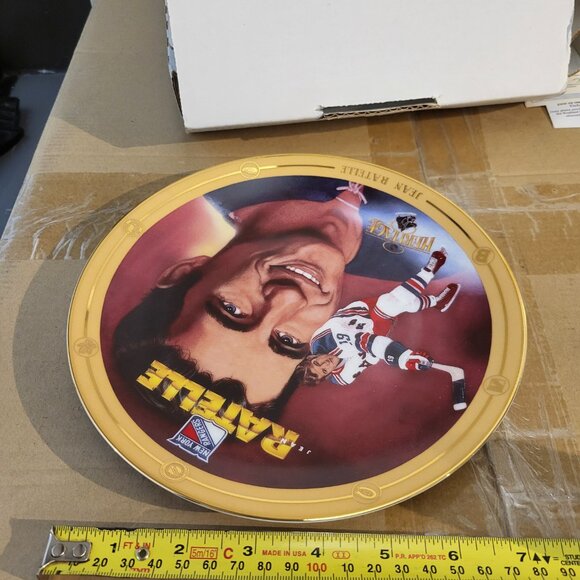 NHL Legends of Hockey's Golden Era Jean Ratelle Collectors Plate BRADFORD EXC. - Picture 4 of 6